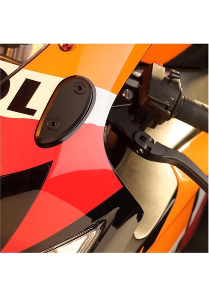 CBR1000RR 2020-2023 ile Uyumlu Motosiklet Blok Kapalı Plaka Dikiz Aynası Delik Kapağı Ayna Şasi Kodu Kapak Tabanı (Yurt Dışından)