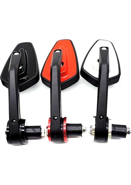 1 Çift 7/8 Inç 22MM Motosiklet Gidonu Ayna Çubuğu Sonu Geri Vites Aynaları Bisikletler ile Uyumlu Atv C (Yurt Dışından) indirimleri