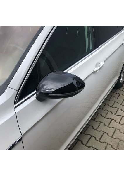 Araba Yan Ayna Kapakları Yan Kanat Ayna Kapağı W/kör Nokta Deliği B8 Varyant Kapaklarıyla Uyumlu 2016-2020 (Yurt Dışından) modelleri