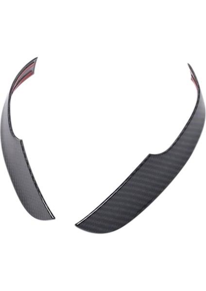 Odak ile Uyumlu 2019 2020 Abs Araba Kapı Yan Dikiz Aynası Kapağı Trim Dış Aksesuarlar Etiket Karbon Fiber Styling (Yurt Dışından)