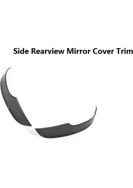 Odak ile Uyumlu 2019 2020 Abs Araba Kapı Yan Dikiz Aynası Kapağı Trim Dış Aksesuarlar Etiket Karbon Fiber Styling (Yurt Dışından) fiyatları