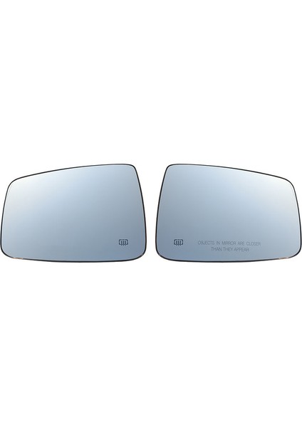 2009-2019 Ram 1500 2500 ile Uyumlu Araba Ön Sol Sağ Isıtmalı Yan Kapı Kanat Dikiz Aynası Lens Camı (Yurt Dışından)