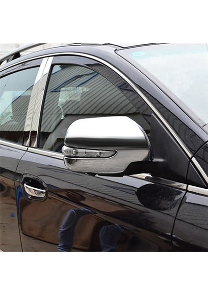 Çift Araba Dikiz Aynası Kapağı Trim ile Uyumlu Luxgen 7 Suv U7 2011-2017 Yan Kanat Ayna Krom Dekoratif Koruyucu Kapaklar (Yurt Dışından) indirimleri