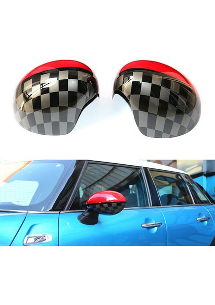 Hardtop F54 F55 F56 F57 F60 Serisi Jcw Style ile Uyumlu Araba Kapı Yan Ayna Kapağı Kapakları (Yurt Dışından) indirimleri