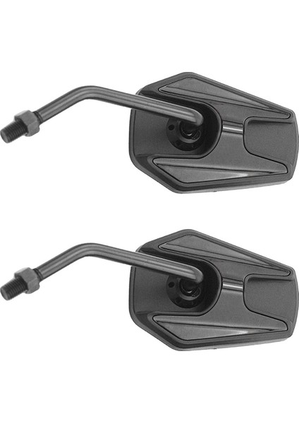 Evrensel Motosiklet Dikiz Aynaları 8mm 10MM Motosiklet E-Bisiklet Scooter Yan Aynalar Aksesuarları Siyah (Yurt Dışından) fiyatları