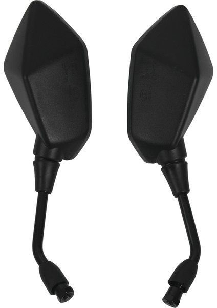 Evrensel 2 Adet Motosiklet Büyük Boy Dikiz Aynası Siyah Motosiklet Motosiklet Krom Scooter Dikiz Dikiz Yan Ayna 10MM (Yurt Dışından) fiyatları