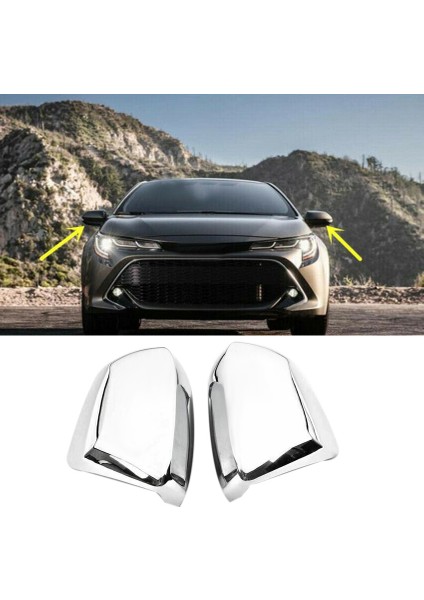 2019 2020 Gümüş Krom Dikiz Aynası Muhafazası Dekorasyon Kapak Kapağı ile Uyumlu - Yan Kapı Ayna Kapağı (Yurt Dışından) modelleri