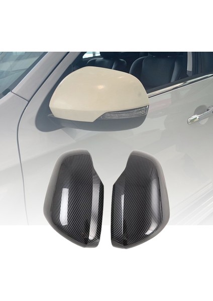 Sport 2020 ile Uyumlu 2 Adet Karbon Fiber Abs Araba Yan Kapı Dikiz Aynası Kapağı Trim Pervaz (Yurt Dışından) fiyatları