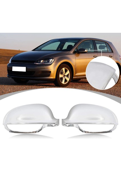 Abs Krom Dikiz Aynası Kapağı Kanat Yan Ayna Kapağı Muhafazası Golf Tavşan Mk5 ile Uyumlu 06-09 2003-2005 Sağ (Yurt Dışından) fiyatları