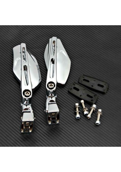 Gsxr 600 750 1000 1300 ile Uyumlu Motosiklet Krom Dikiz Aynaları (Yurt Dışından)