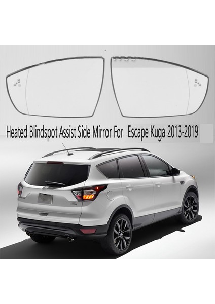 Yan Ayna Reflektör Lensli Dış Dikiz Aynası Camı Isıtmalı Kör Nokta Yardımı, Escape 2013-2019 ile Uyumlu (Yurt Dışından) fiyatları