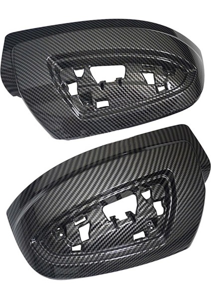 Araba Karbon Fiber Dikiz Yan Cam Ayna Kapağı Trim Dikiz Aynası Kapakları W639 2011-2015 ile Uyumlu (Yurt Dışından)
