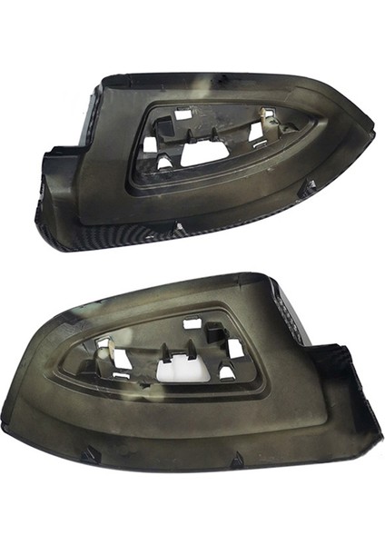 Araba Karbon Fiber Dikiz Yan Cam Ayna Kapağı Trim Dikiz Aynası Kapakları W639 2011-2015 ile Uyumlu (Yurt Dışından)