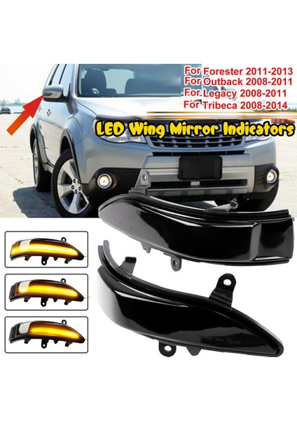 LED Dinamik Yan Kanat Ayna Dönüş Sinyali Işık Göstergesi Lambası Uyumlu Withester Legacy Tribeca 07-16 ile Uyumlu (Yurt Dışından) fiyatları
