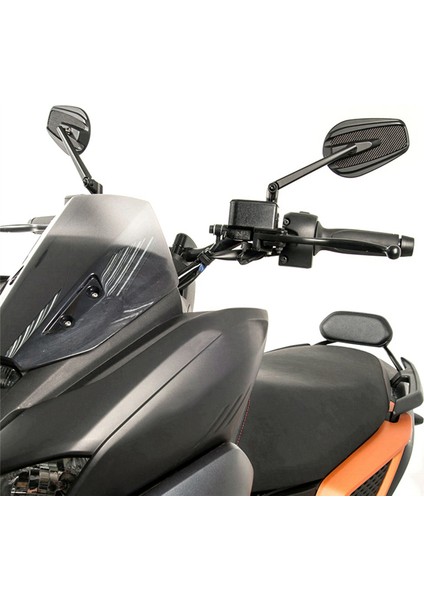 Elektrikli Araçlar ve Motosikletlerle Uyumlu Cnc Alüminyum Alaşımlı Karbon Fiber Görünüm Geri Dönebilen Dikiz Aynası Elips (Yurt Dışından) fırsatları