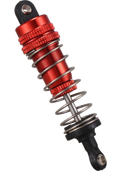 144001 1/14 4WD Rc Drift Yarış Arabası Parçaları Için 3 Adet Metal Amortisör Yedek Aksesuarı, Kırmızı (Yurt Dışından)