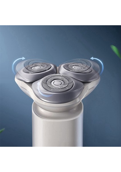 S101 Elektrikli Traş Makineleri Için 3x Bıçak Sakal Kesme Makinesini Değiştirin Saç Tıraş Değiştirme - Gri + Gümüş (Yurt Dışından)