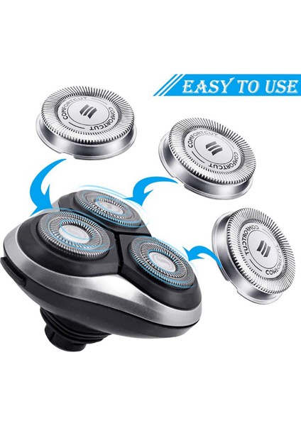 Elektrik Serisi S1000, S2000, S3000, S4000 Için 12 Adet SH30 Yedek Tıraş Başlıkları (Yurt Dışından)