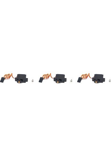 3x Metal Dişli 5g Servo K989-58 K969 K979 K989 K999 P929 P939 1/28 A202 A232 1/24 Rc Araba Yükseltme Yedek Parça (Yurt Dışından)