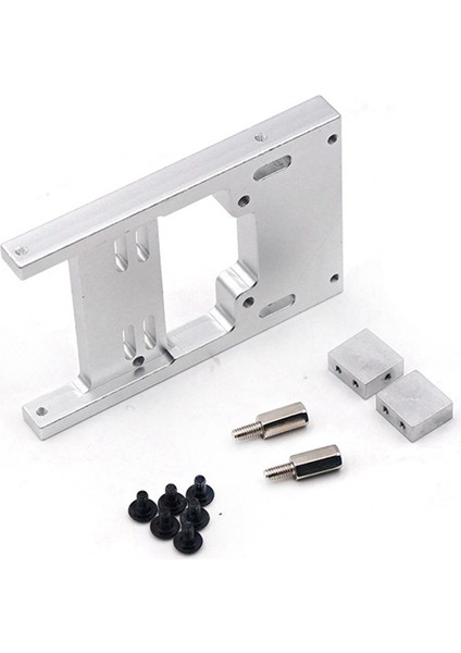 3x 1/16 Rc Araba Metal Direksiyon Servo Depo Yükseltme Sabit Montaj Braketi B1 B14 B16 B24 C24 C14 Araba-Gümüş (Yurt Dışından) modelleri