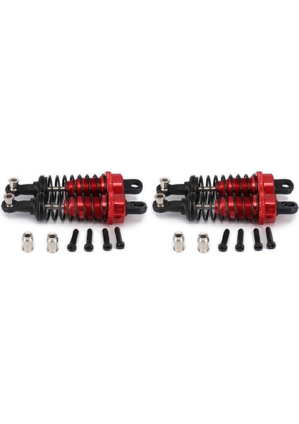 4 Adet Yağ Ayarlanabilir 65MM Amortisör Rc Araba 1/18 A959 A969 A979, Kırmızı (Yurt Dışından)