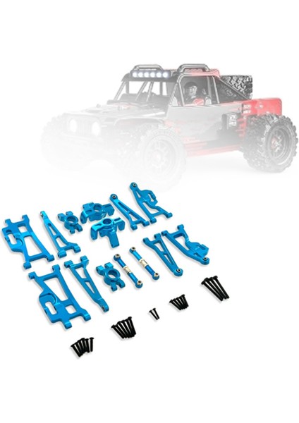 Rc Araba Aksesuarları Metal Salıncak Kolu Direksiyon Kupası Yükseltme Seti Go 1/14 14209 14210 H14BM Araba (Mavi) (Yurt Dışından) indirimleri