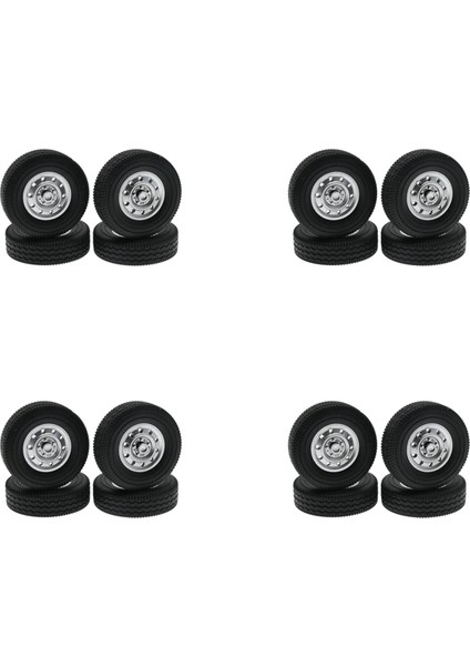 16 Adet Lastik Lastik D12 Mini 1/16 Rc Sürüklenme Kamyonu Araba Yedek Parça Aksesuarları (Yurt Dışından)