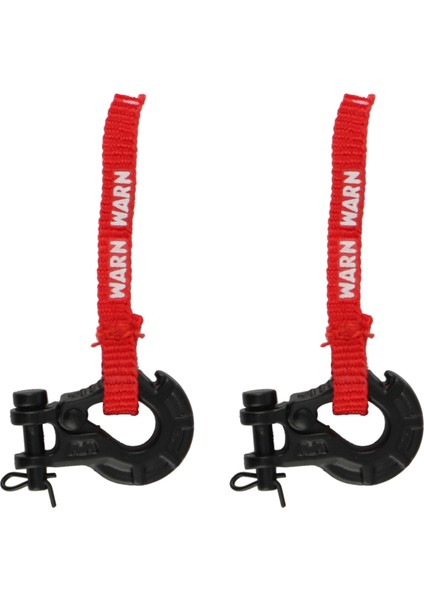 2x Rc Metal Römork Kancası Vinç Çekme Etiketi Dekorasyon Için 1/10 Paletli Araba Eksenel SCX10 Trx4 (Yurt Dışından)