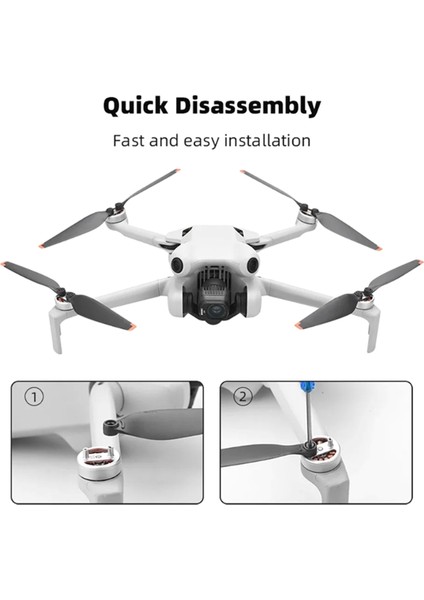 Mını 4 Pro Drone Kanat Fanı Için 6030F Pervane Vidalı Yedek Aksesuarlar (Yurt Dışından)
