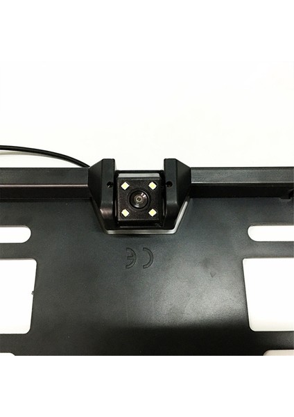 Park Için Radar Sensörlü 12V 4 LED Araç Arka Görüş Kamerası Avrupa Plaka Tutucu Çerçeve Evrensel Aksesuarlar (Yurt Dışından)
