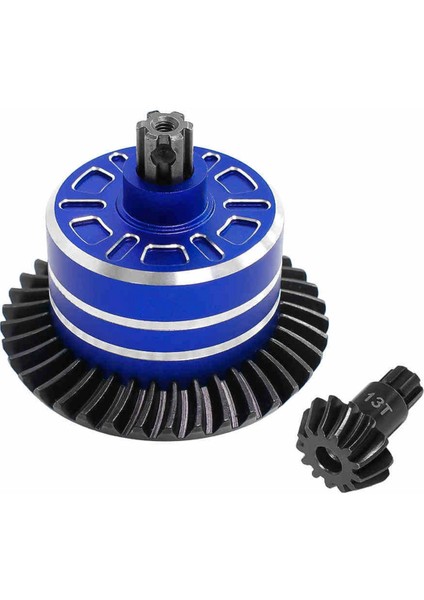 Arrma 1/10 2WD 4WD 3s 4s Rc Araba Yükseltme Parçaları Mavi 37T -13T Için Metal Diferansiyel Kasa ve Çelik Dişli Seti (Yurt Dışından)