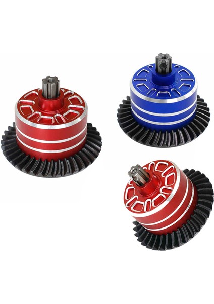Arrma 1/10 2WD 4WD 3s 4s Rc Araba Yükseltme Parçaları Mavi 37T -13T Için Metal Diferansiyel Kasa ve Çelik Dişli Seti (Yurt Dışından) fırsatları