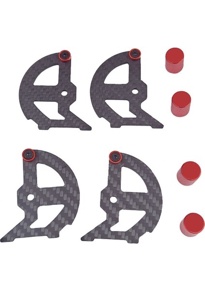 Karbon Fiber Rc Araba Tekerlek Lastik Denge Aleti Somunu 1/8 1/10 1/12 Off-Road Drift On-Road Tur Parçaları Için (Yurt Dışından)
