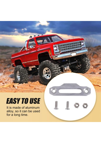Alaşımlı Metal Hawse Fairlead Vinç Kontrol Montajı Rc 4WD D90 1/10 Tırmanıcı Için (Yurt Dışından)