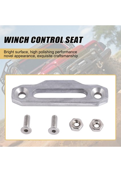 Alaşımlı Metal Hawse Fairlead Vinç Kontrol Montajı Rc 4WD D90 1/10 Tırmanıcı Için (Yurt Dışından)