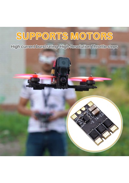 7A Blheli S Rc Esc Mini Hız Kontrol Cihazı DSHOT600 / DSHOT300 ONESHOT42 1-2s Dıy Fpv Yarış Drone (Yurt Dışından)