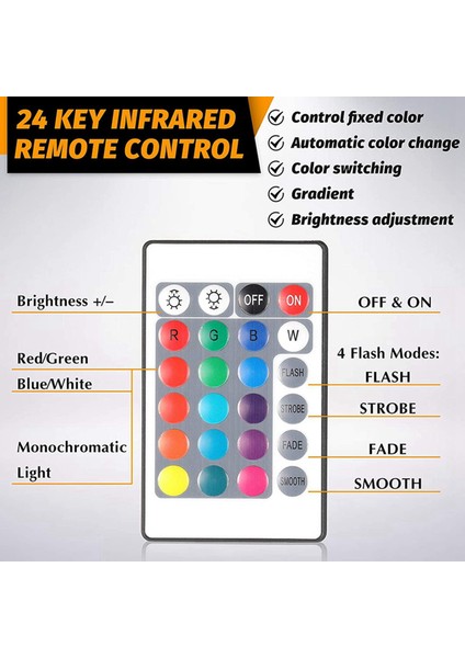 12 Parça 3D Gece LED Işık Lamba Tabanı 16 Renk Taban, Akrilik ve Reçine Cam Için Dekoratif (Siyah) (Yurt Dışından)