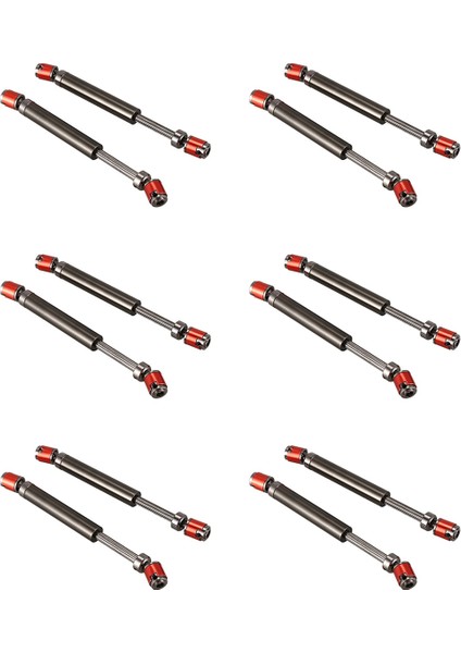 12 Adet Metal Cvd Tahrik Mili 110-140MM 1/10 Rc Kaya Tırmanıcısı Eksenel SCX10 90046 (Yurt Dışından)