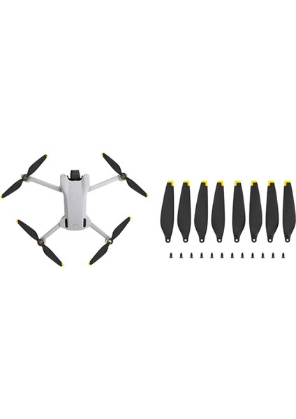 Mini 3 Pro Pervane 6030F Bıçak Sahne Hafif Kanat Drone Aksesuarları Altın Kenar Siyah (Yurt Dışından) indirimleri