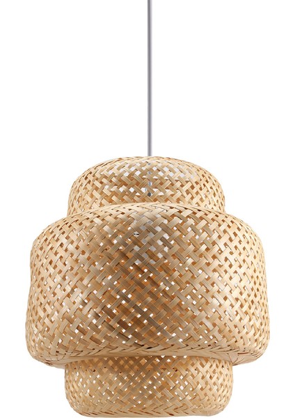 Modern Bambu Sarkıt Işık Rattan Aydınlatma Armatürü Hasır Avize Sepet Tavan Asılı Lamba (Yurt Dışından) modelleri