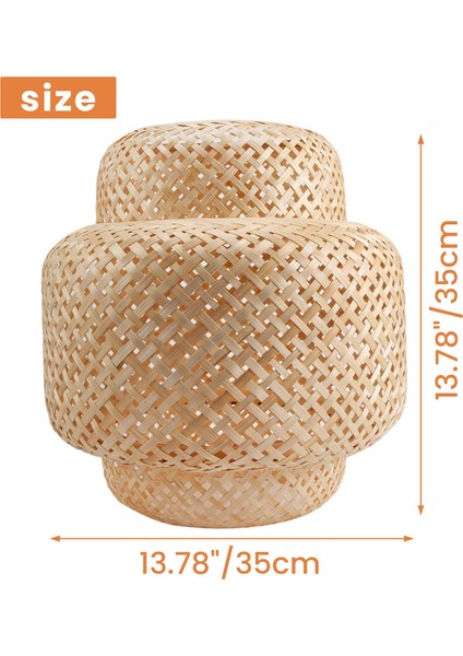 Modern Bambu Sarkıt Işık Rattan Aydınlatma Armatürü Hasır Avize Sepet Tavan Asılı Lamba (Yurt Dışından) indirimleri