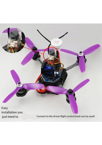 Finder 2 Için Süper Yüksek Sesli 5V Buzzer Tracker 100DB'NIN Üzerinde Dahili Pil Fpv Yarışı Için LED Kendi Kendine Güç Mikro Uzun Menzilli Lr4 (Yurt Dışından)