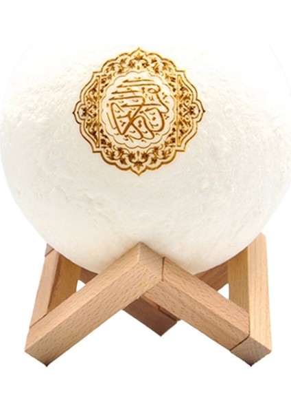 Müslüman Gece Lambası 3D Dokunmatik Ay Yatak Odası Dekorasyonu Için App Uzaktan Kumandalı LED Coran Lambası (Yurt Dışından)