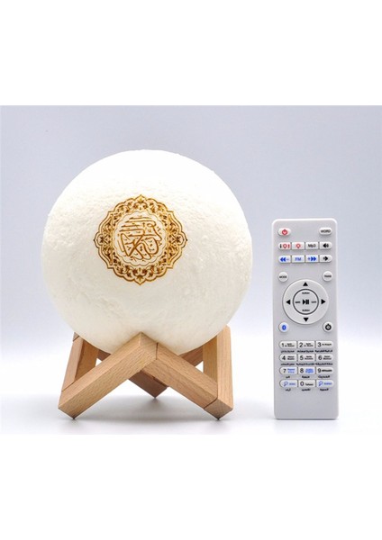 Müslüman Gece Lambası 3D Dokunmatik Ay Yatak Odası Dekorasyonu Için App Uzaktan Kumandalı LED Coran Lambası (Yurt Dışından) modelleri