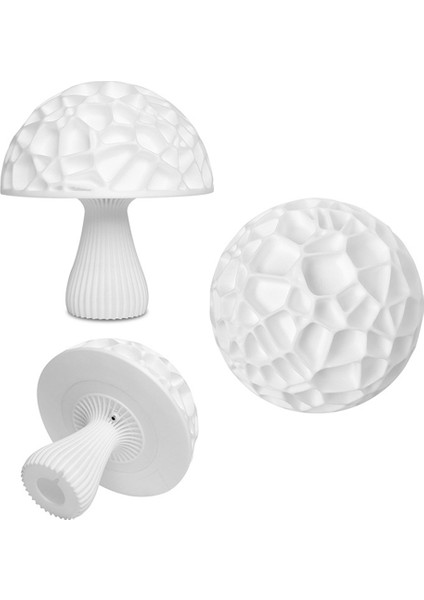 Romantik 3D Baskı Lambası 16 Renk Uzaktan Tatil Dekoru Hediye ile Ay Için Renkli Gece Lambası (Yurt Dışından)