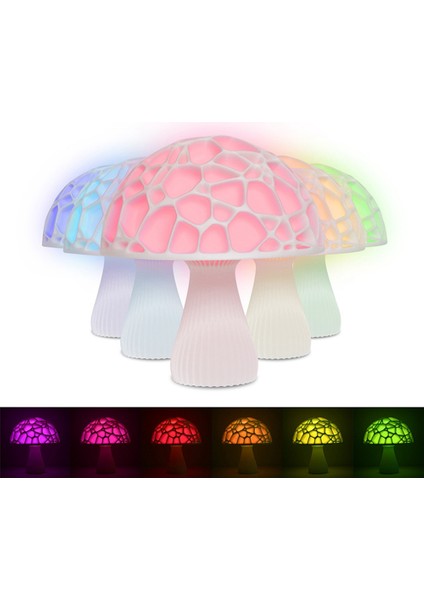 Romantik 3D Baskı Lambası 16 Renk Uzaktan Tatil Dekoru Hediye ile Ay Için Renkli Gece Lambası (Yurt Dışından)