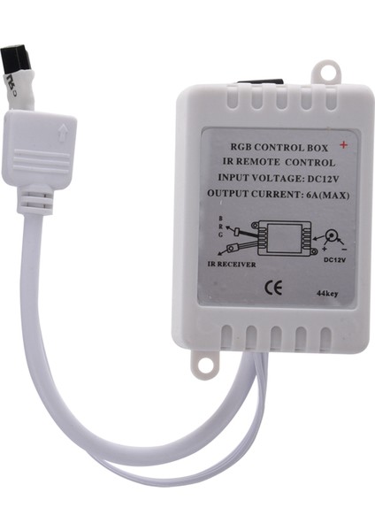 Rgb 5050 LED Işık Şeritleri Için 2x 44 Tuşlu Ir Uzaktan Kumanda (Yurt Dışından)