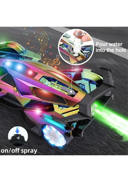 Uzaktan Kumandalı Araba Yüksek Hızlı Rc Yarış Drift 360° Dönen, Işıklar, Müzik ve Oyuncak Hediyesi Çocuklar Için Doğum Günü (Yurt Dışından) fırsatları