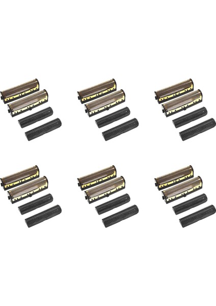6x Tıraş Makinesi Yedek Kesici Net + Kesici 17150 17200 Yıkanabilir 3D Akıllı Yüzen Tıraş Bıçağı Altın (Yurt Dışından)
