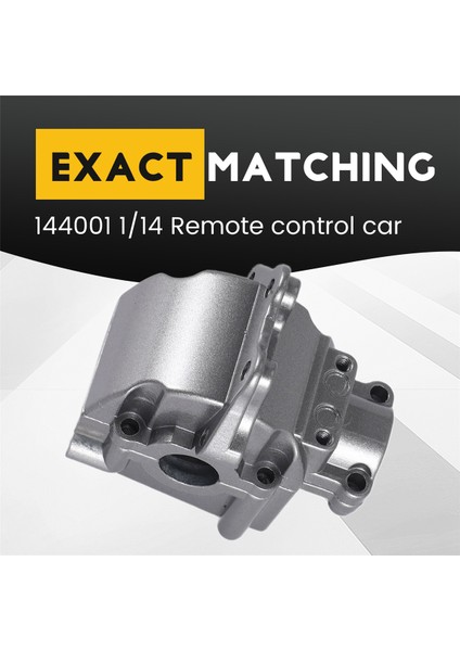 Metal Wave Box Kabuk Kapağı Diferansiyel Muhafazası 144001-1254 144001 1/14 Rc Araba Parçaları, Titanyum 2 Adet (Yurt Dışından) fırsatları